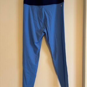 ALL ACCESS Blue Stretch Fitted High Compression Leggings